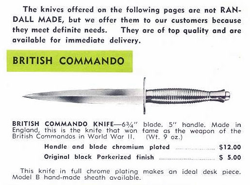 Randall Made Knives 1965 Catalog 